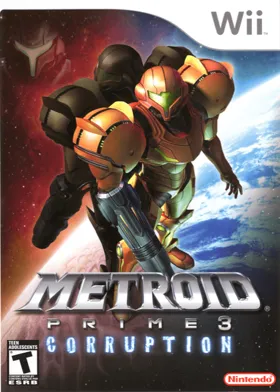 Metroid Prime 3- Corruption box cover front